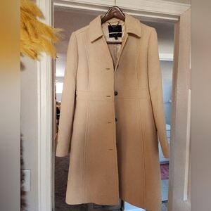 J.Crew Cream Overcoat